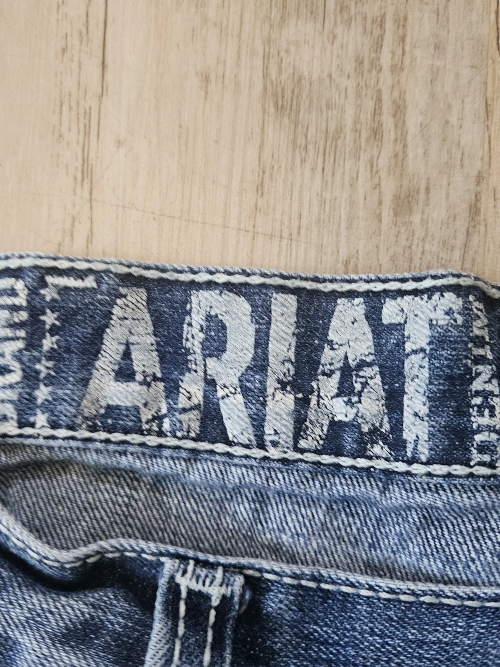 Ariat Men's M4 Low Rise Boot Blue Bootcut Demin Western Workwear Jeans 36x32